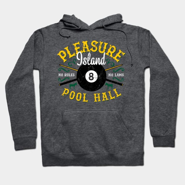 Pleasure Island Pool Hall Hoodie by MindsparkCreative